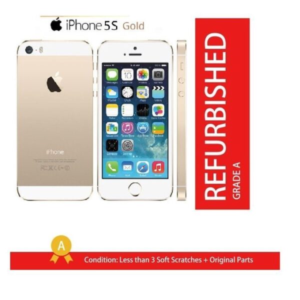 IPhone 5s 4.0 Inch 8MP IOS Smartphones Refurbished 95% New